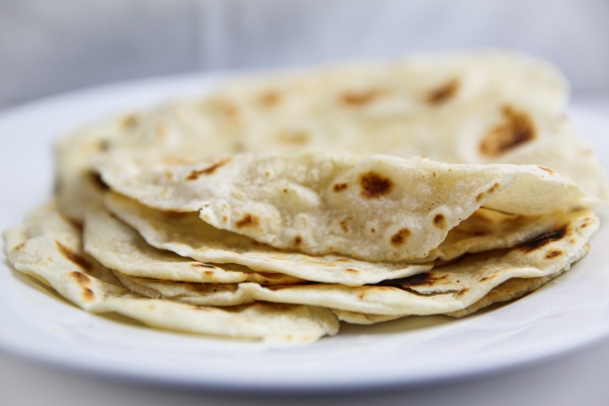 Eva's whole wheat flour tortillas are made with fresh milled flour and are only 4 ingredients! They are soft, flexible, and so good you’ll want to eat them straight off the pan.