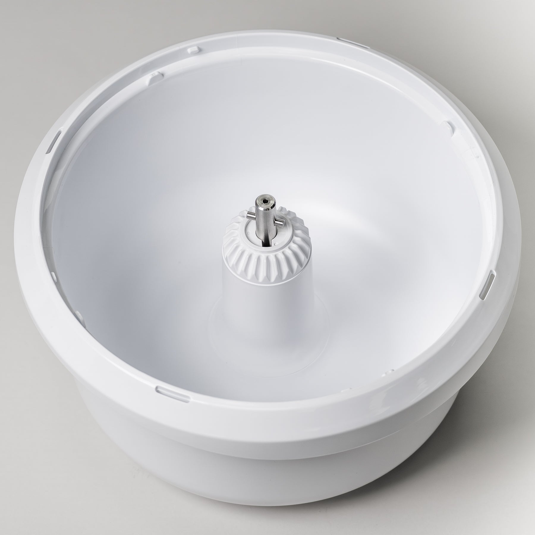 Bowl shell with drive shaft connected for the NutriMill artiste mixer