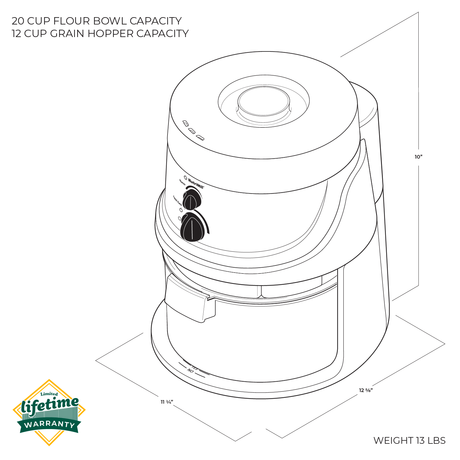 Refurbished Classic Grain Mill