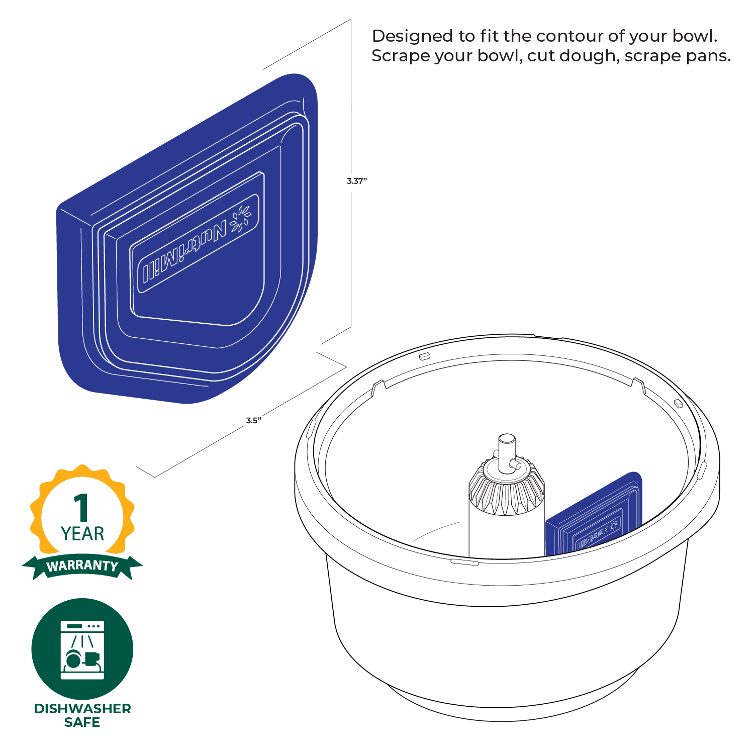 Easy Scrape Bowl Scraper