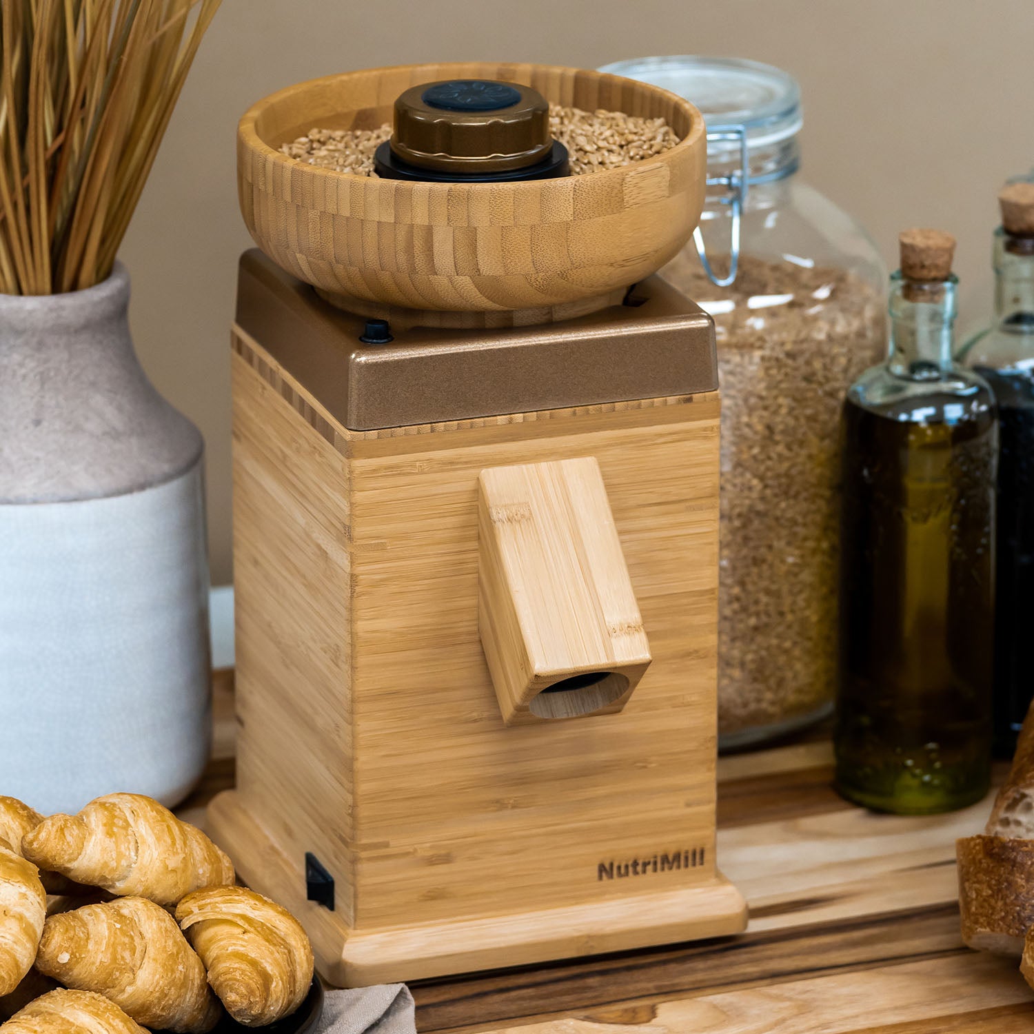 Refurbished Harvest Grain Mill - Gold