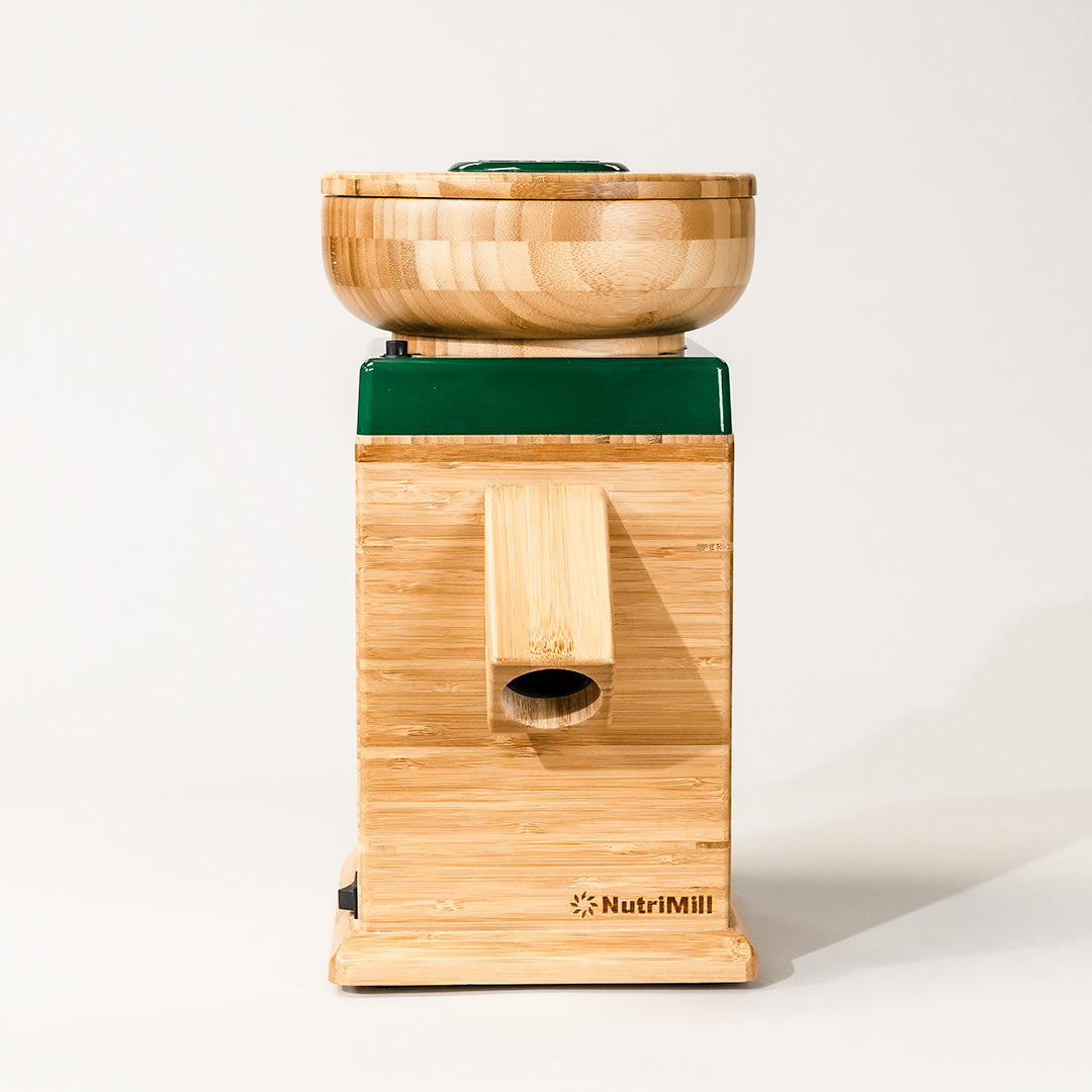 Refurbished Harvest Grain Mill - Forest Green