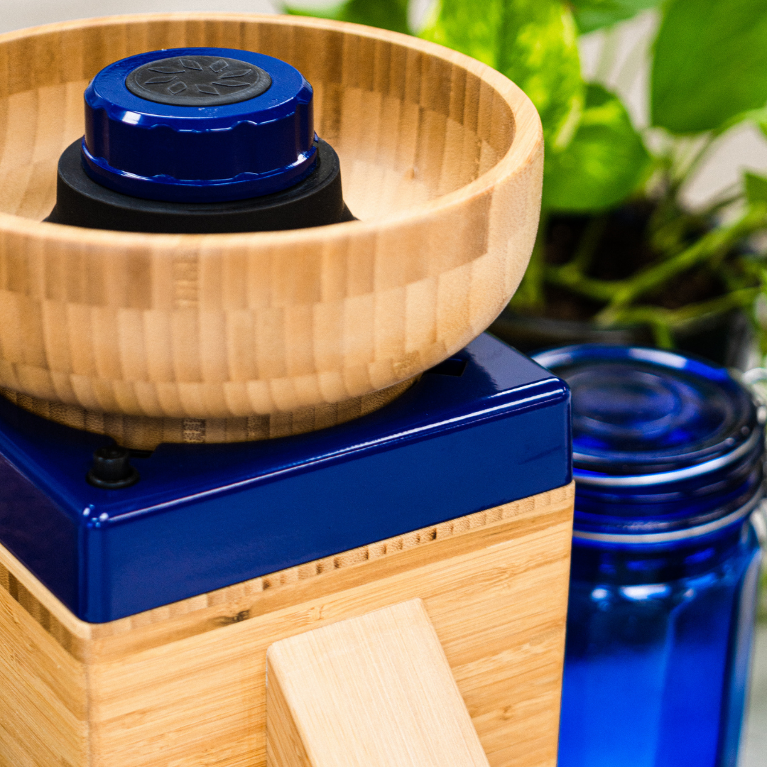 Molino de grano de cosecha reacondicionado - Azul real