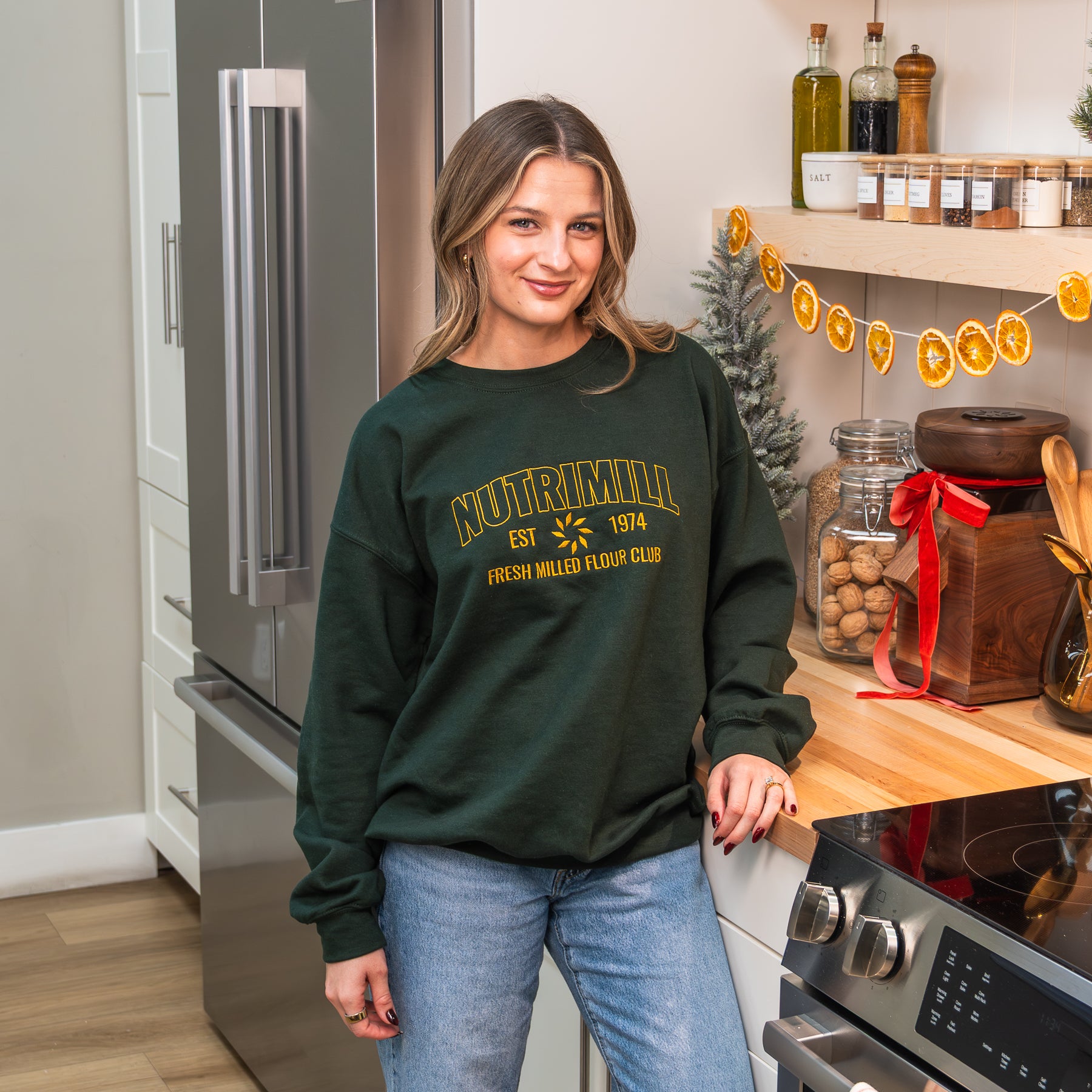 Green NutriMill Unisex Sweatshirt