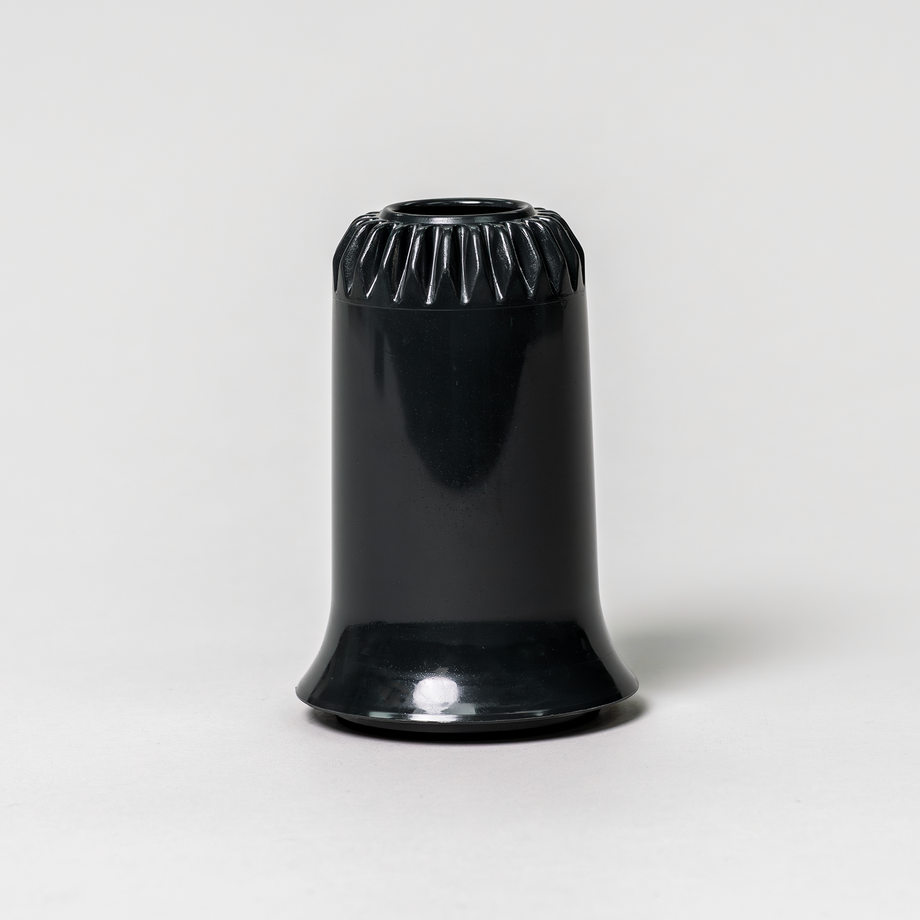 Bosch stainless steel bowl center column on a grey background