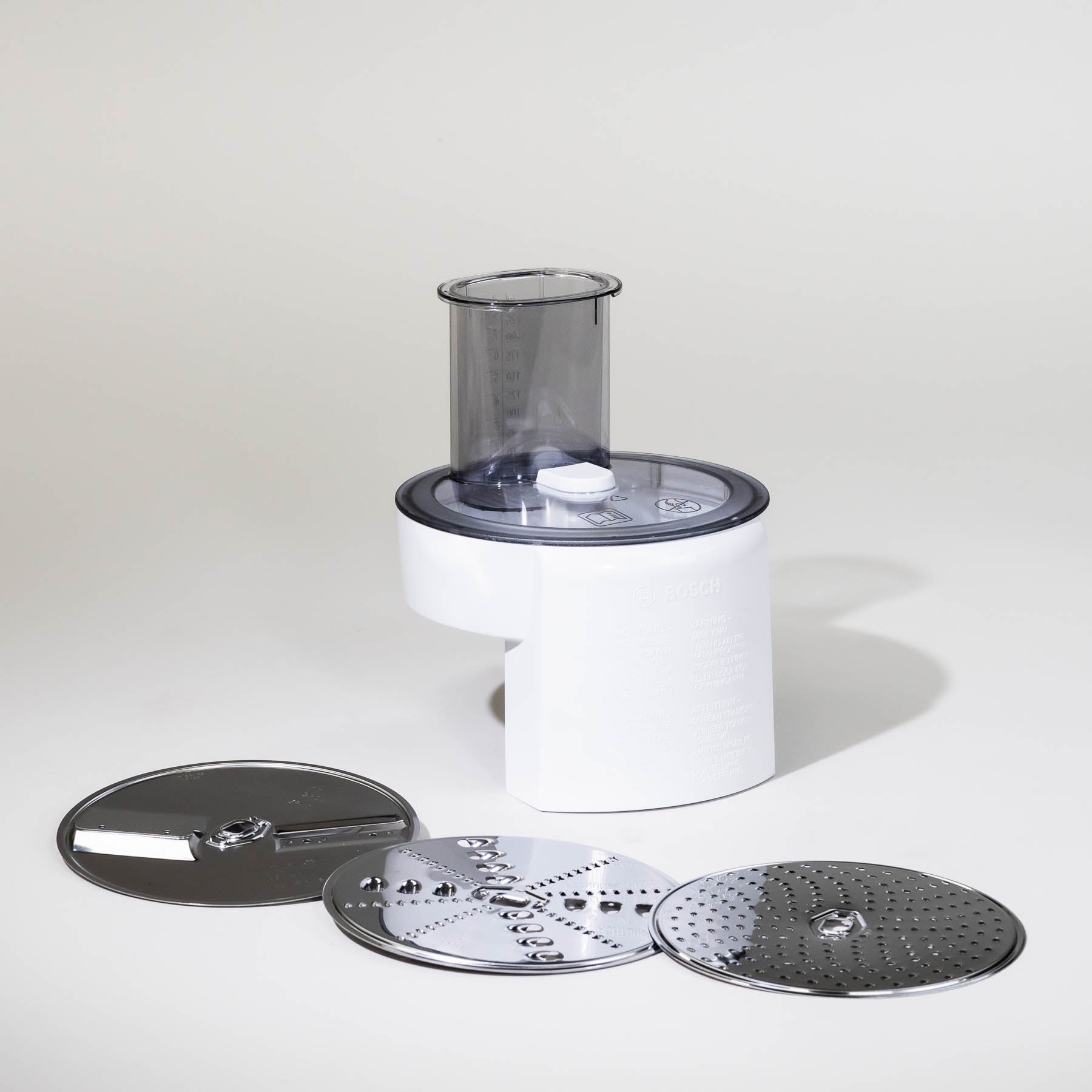 Slicer Shredder Pusher/Measuring Cup for Bosch food processor
