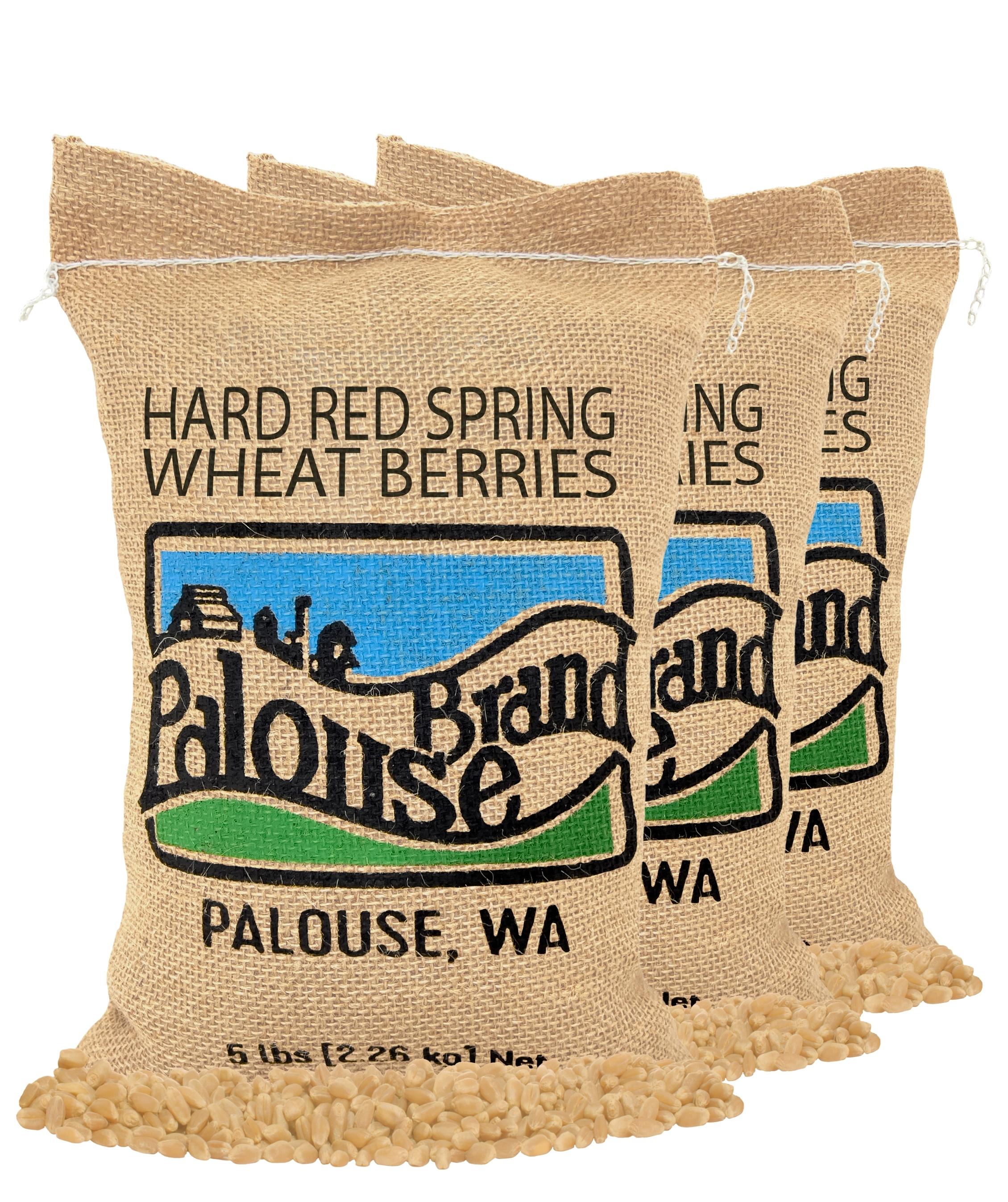 Red Spring Wheat Berries Pack | 15 LBS | Certified Glyphosate Residue Free