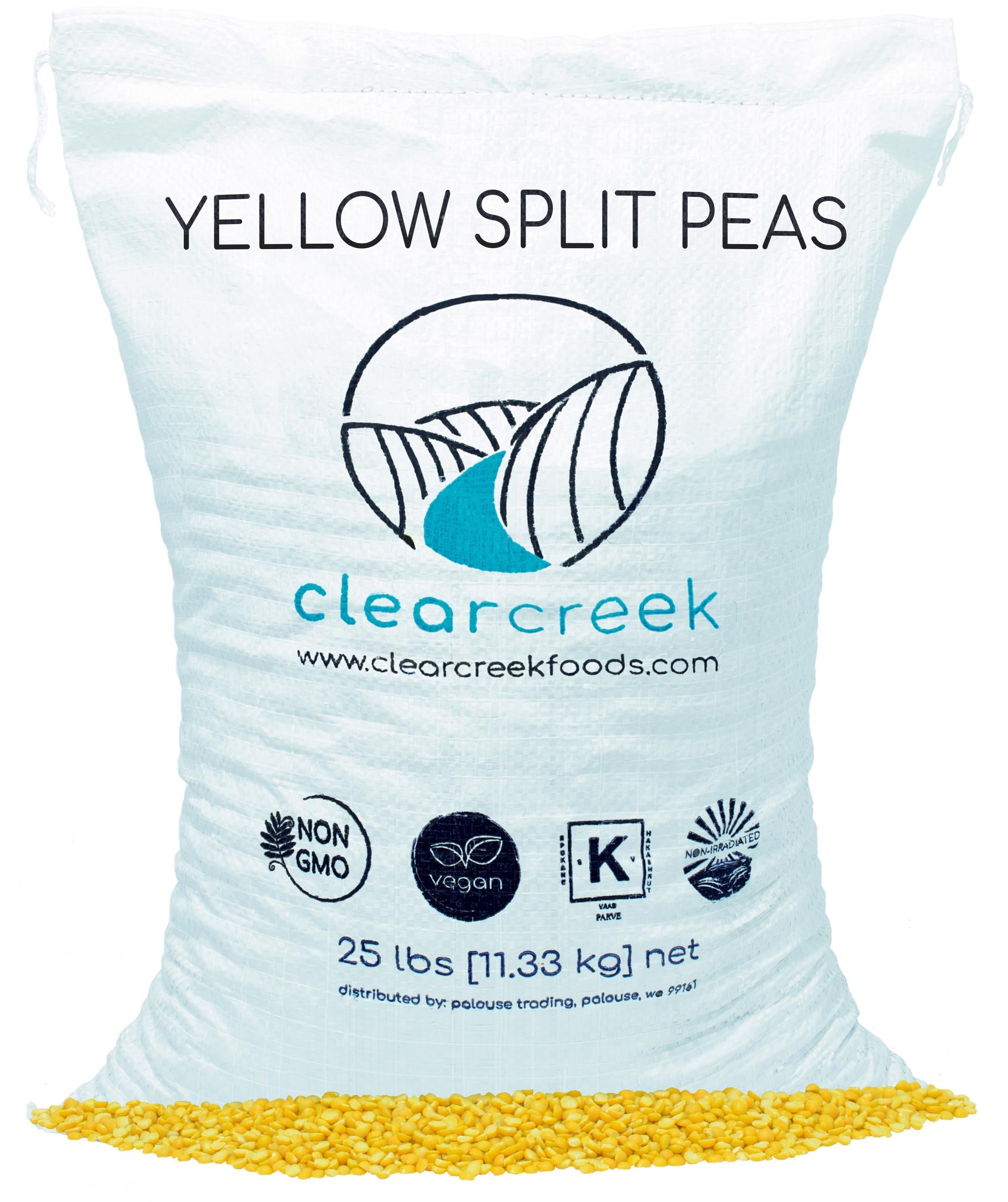 Yellow Split Peas | 25 LB | Certified Glyphosate Residue Free