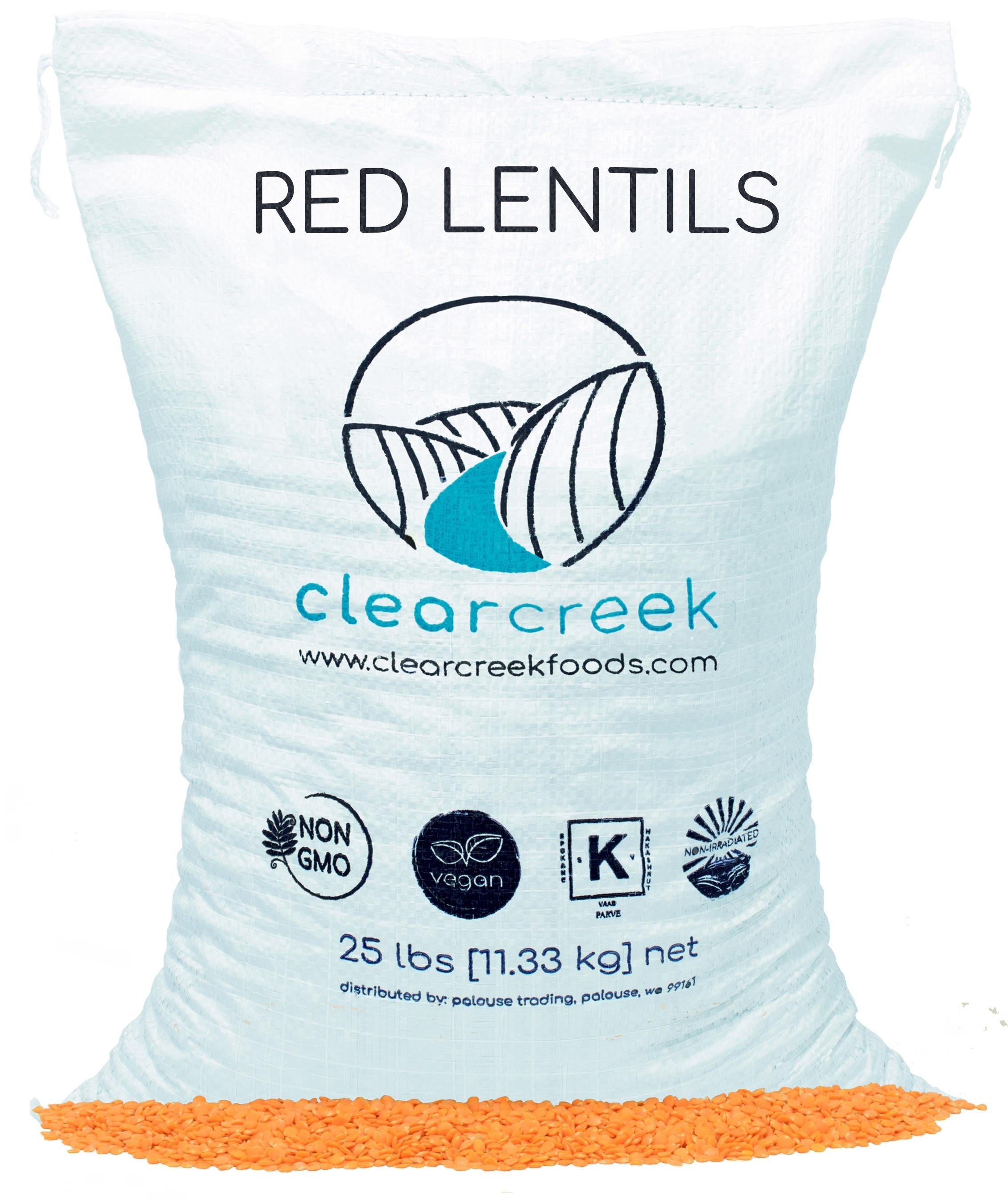 Red Lentils | 25 LB | Certified Glyphosate Residue Free