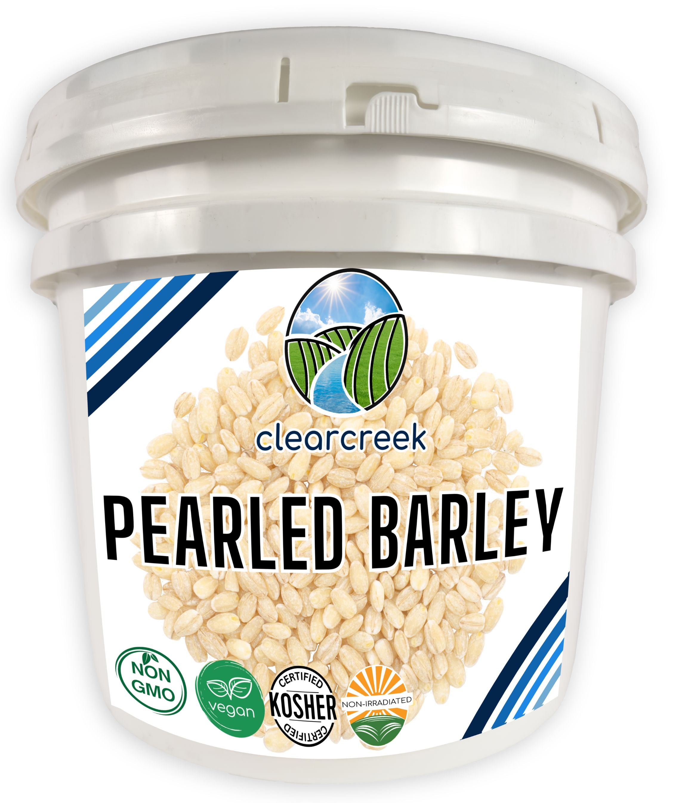 Pearled Barley | 25 LB Bucket | Certified Glyphosate Residue Free