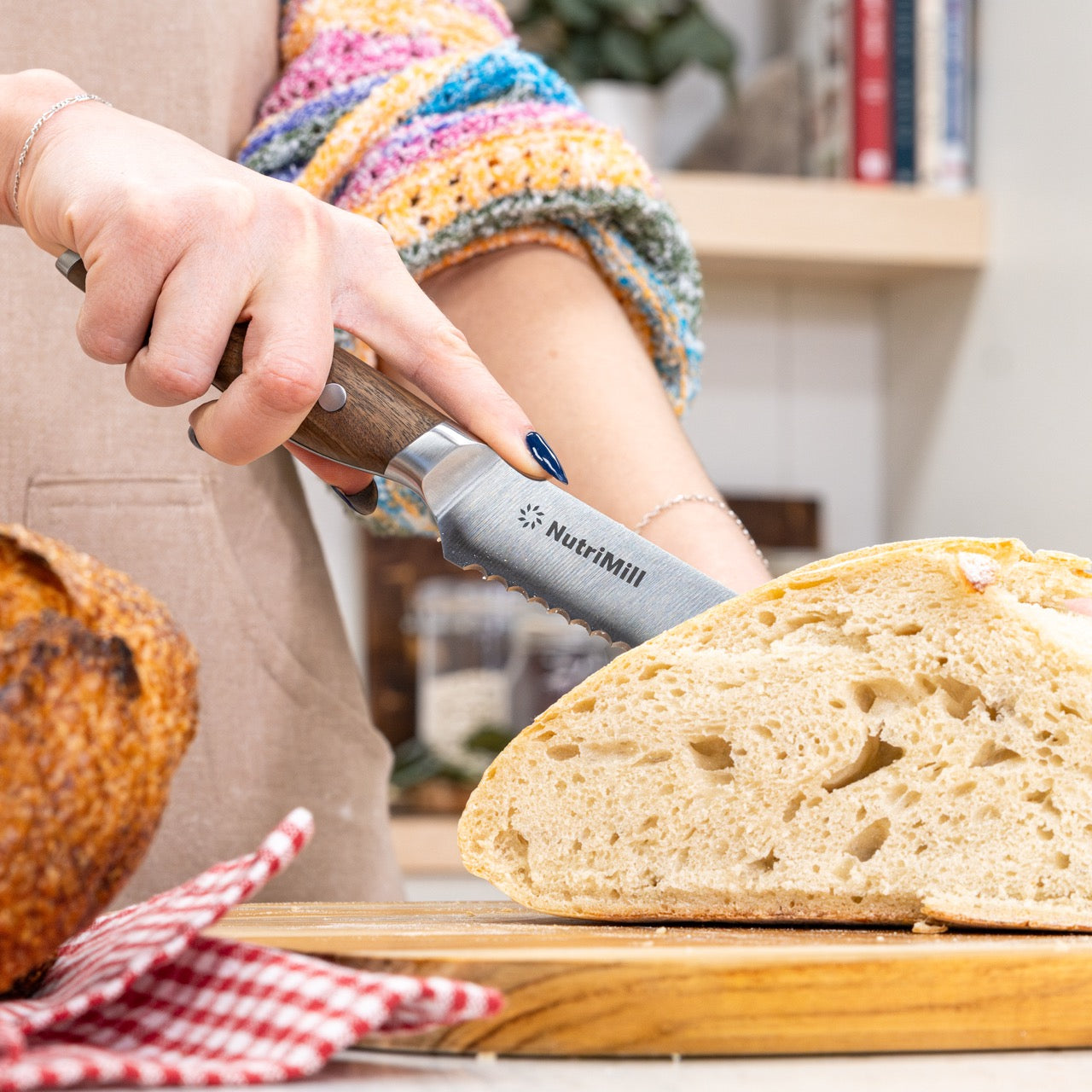 8" Bread Knife with Walnut Handle