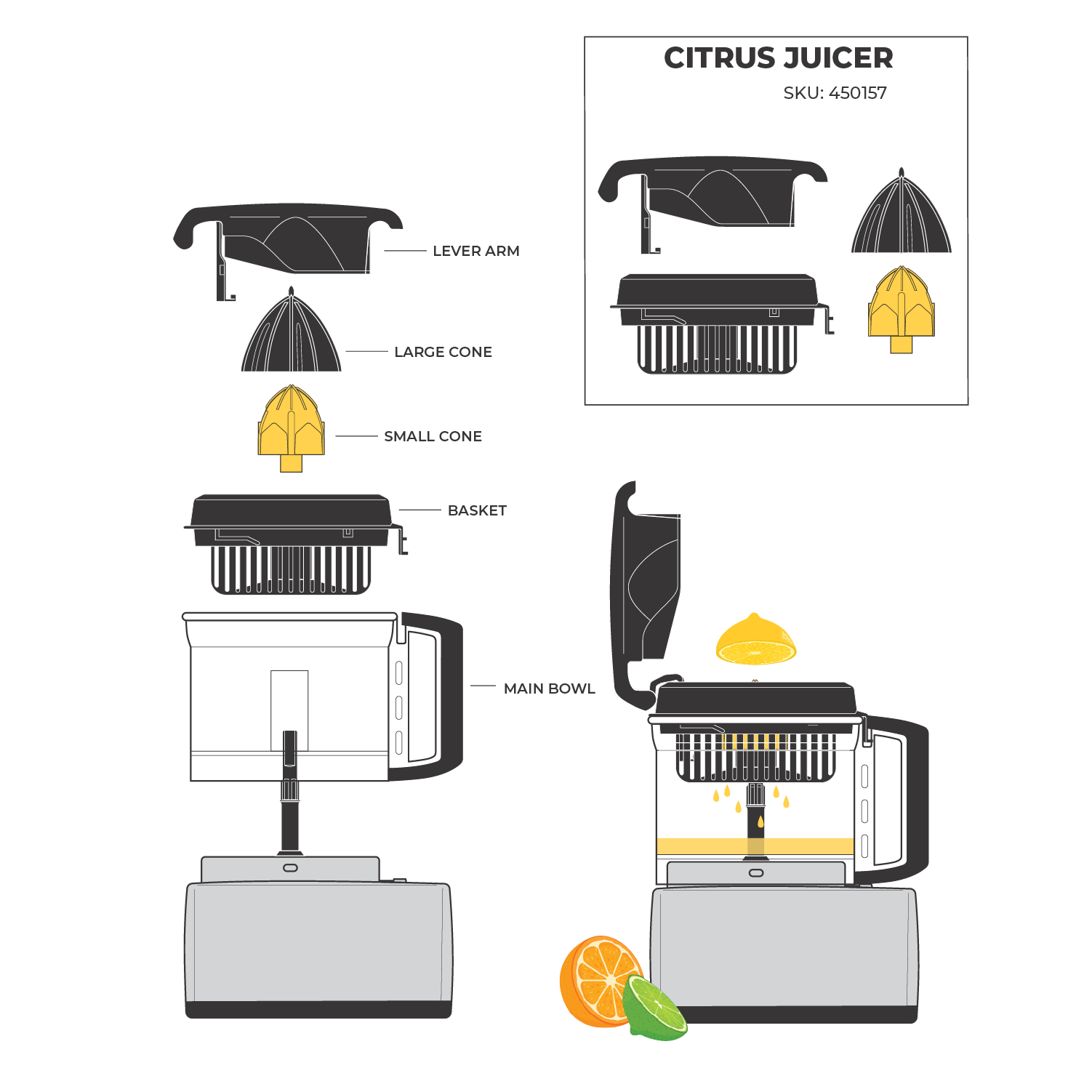 Citrus Juicer Attachment