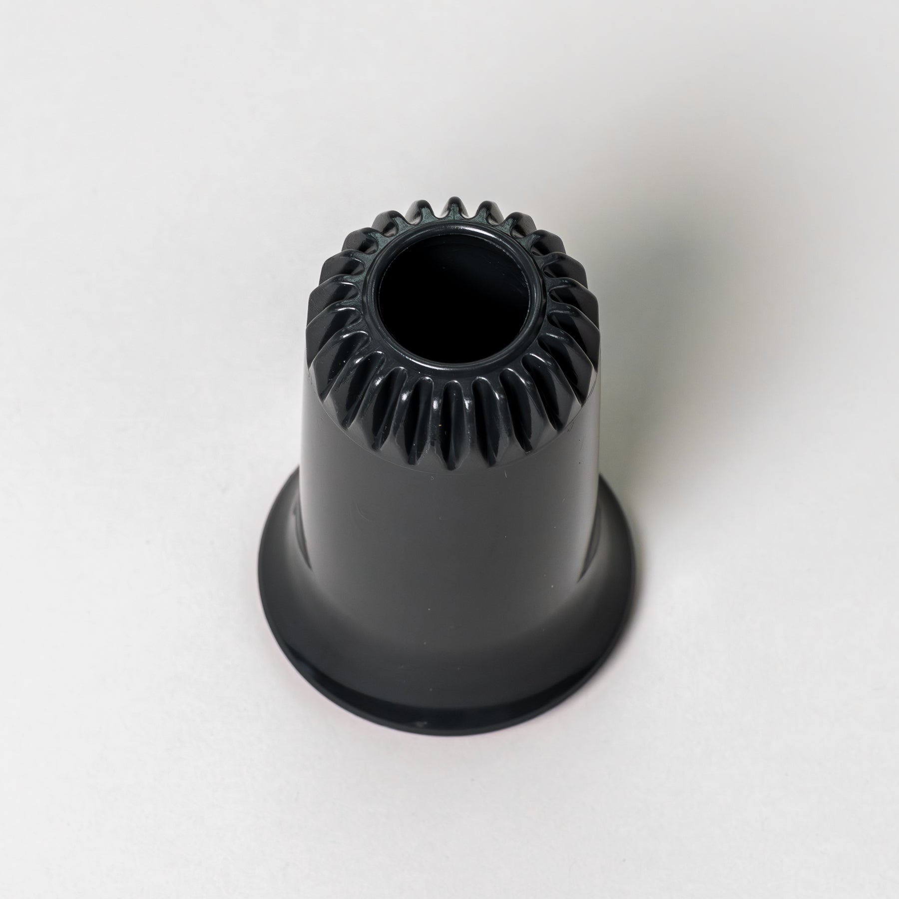 Bosch stainless steel bowl center column on a grey background