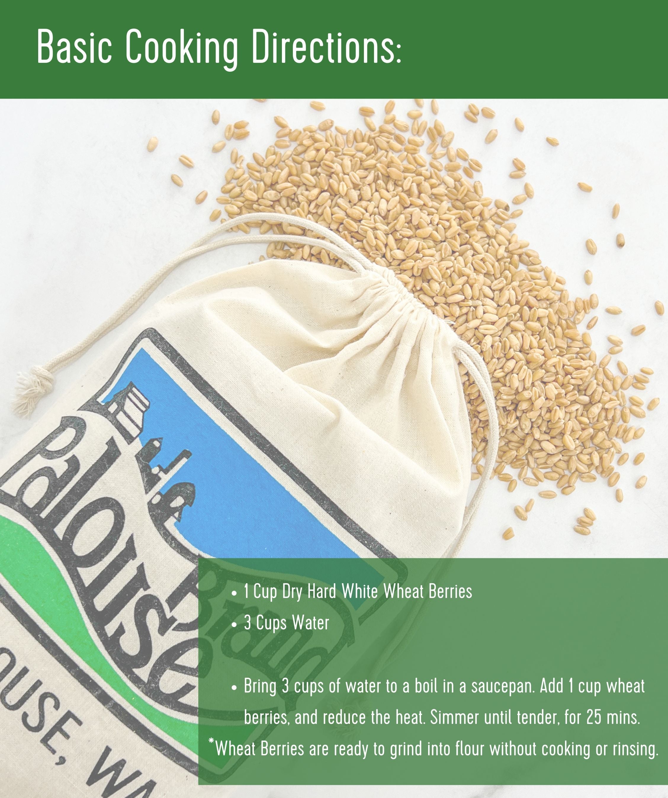 Hard White Wheat | 25 LB