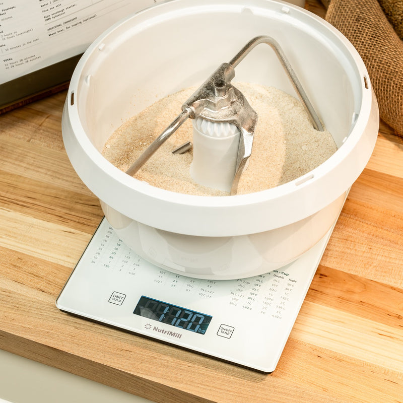 Large Digital Kitchen Scale | NutriMill Baking Scale