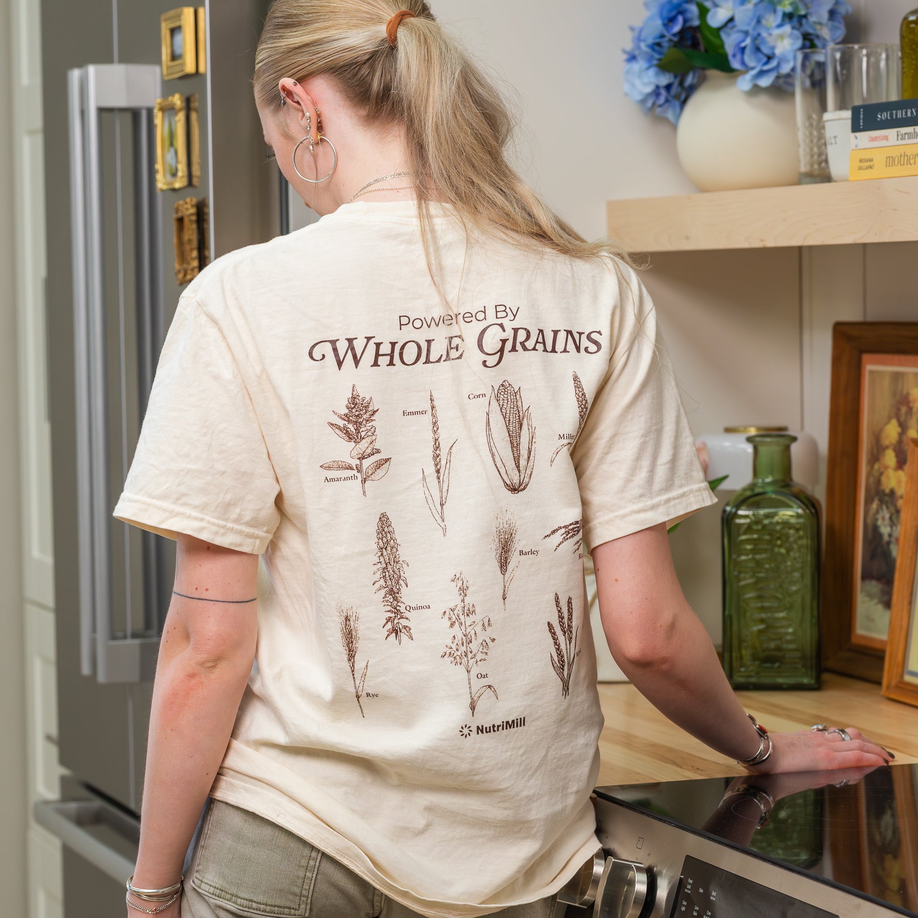 Cream Powered by Whole Grains Unisex T-Shirt